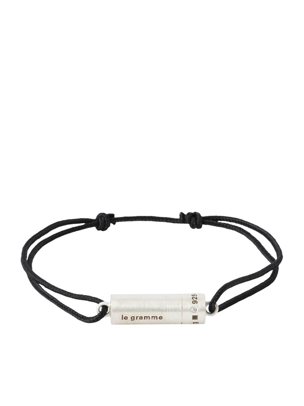 Photo: Le Gramme - 5G Sterling Silver Woven Bracelet