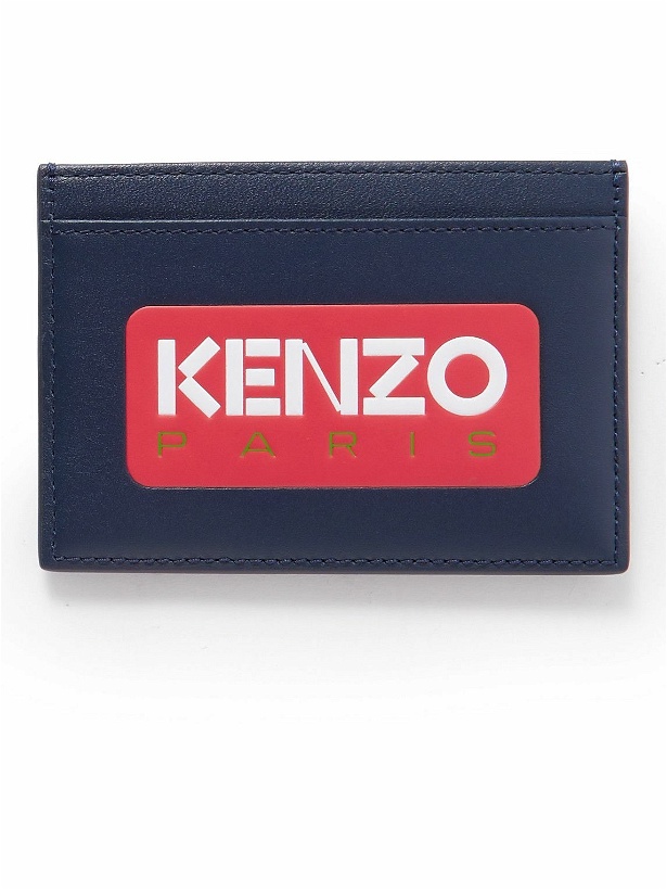 Photo: KENZO - Logo-Embossed Leather Cardholder