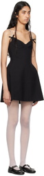 SHUSHU/TONG Black Corset Minidress