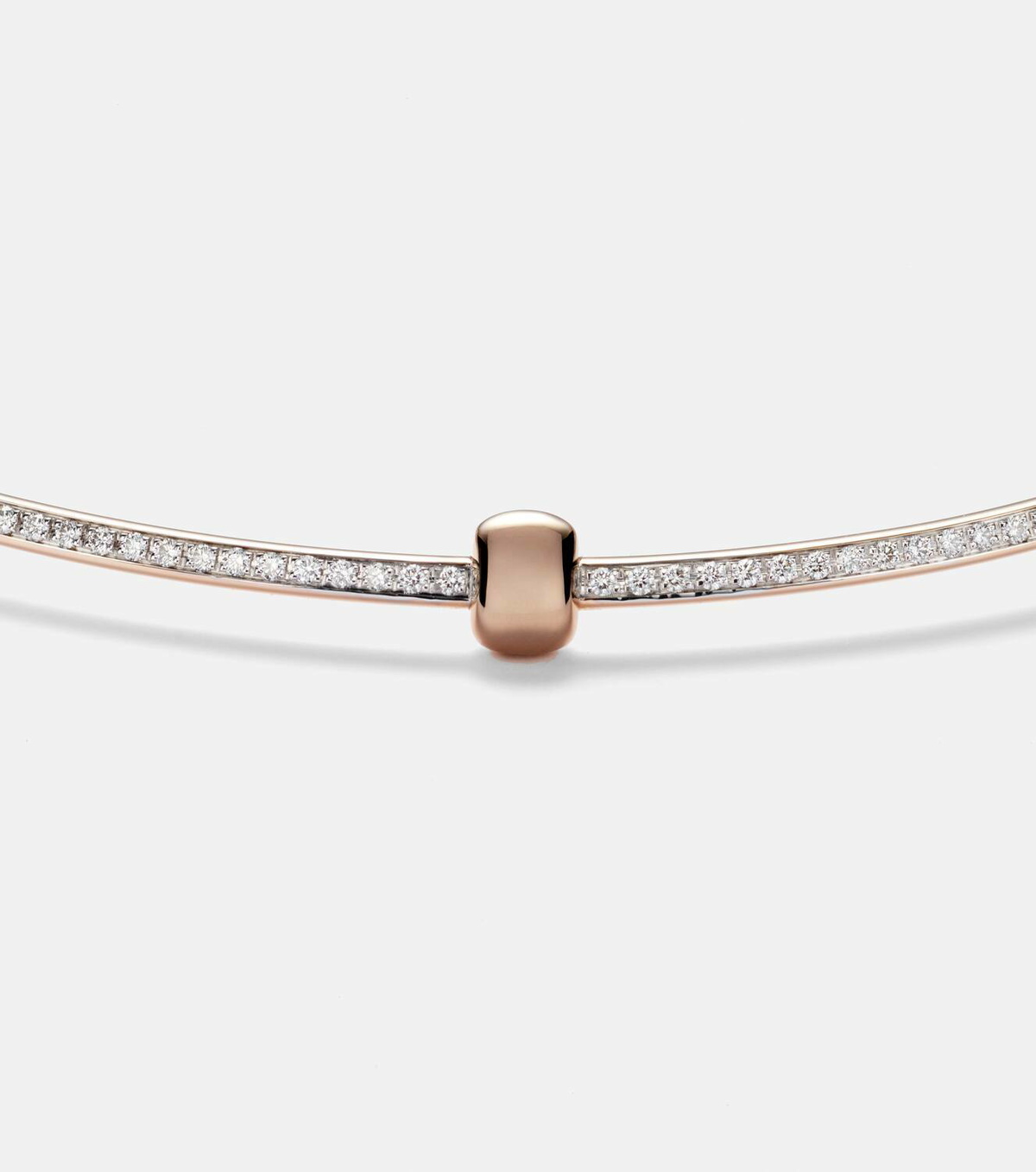 Pomellato Together 18kt rose gold choker with diamonds