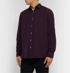 Hugo Boss - Cotton-Corduroy Shirt - Purple