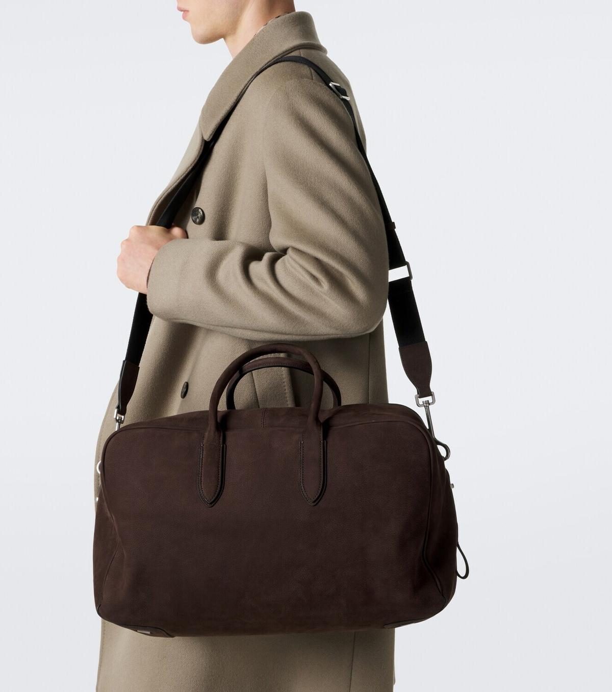 Borsalino Keep All Large leather duffel bag