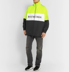 Balenciaga - Oversized Logo-Print Shell and Ripstop Jacket - Men - Bright yellow