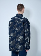 Gucci Floral Jacquared Denim Shirt
