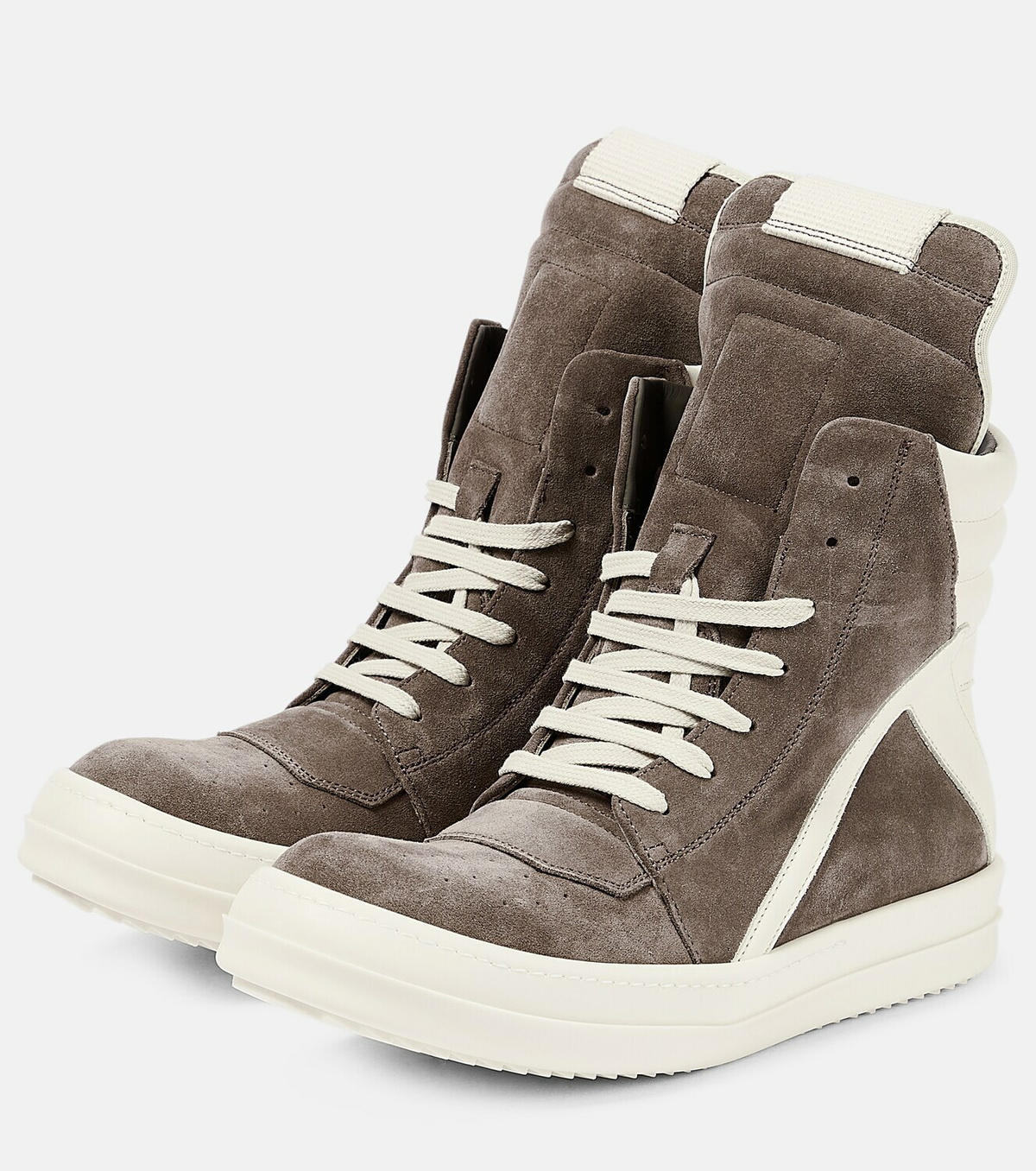 Rick Owens Geobasket suede high-top sneakers Rick Owens