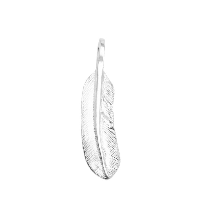 Photo: First Arrows Feather Silver Small Pendant