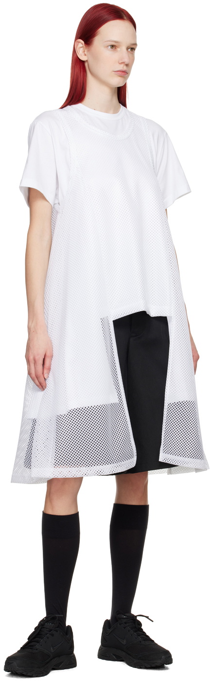 Comme des Garçons Homme Plus White Extended T-Shirt