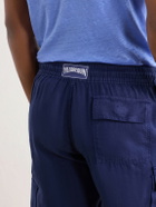Vilebrequin - Baie Straight-Leg Linen Drawstring Cargo Shorts - Blue