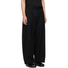Studio Nicholson Black Sorte Pleated Trousers