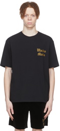 WACKO MARIA Black Cotton T-Shirt