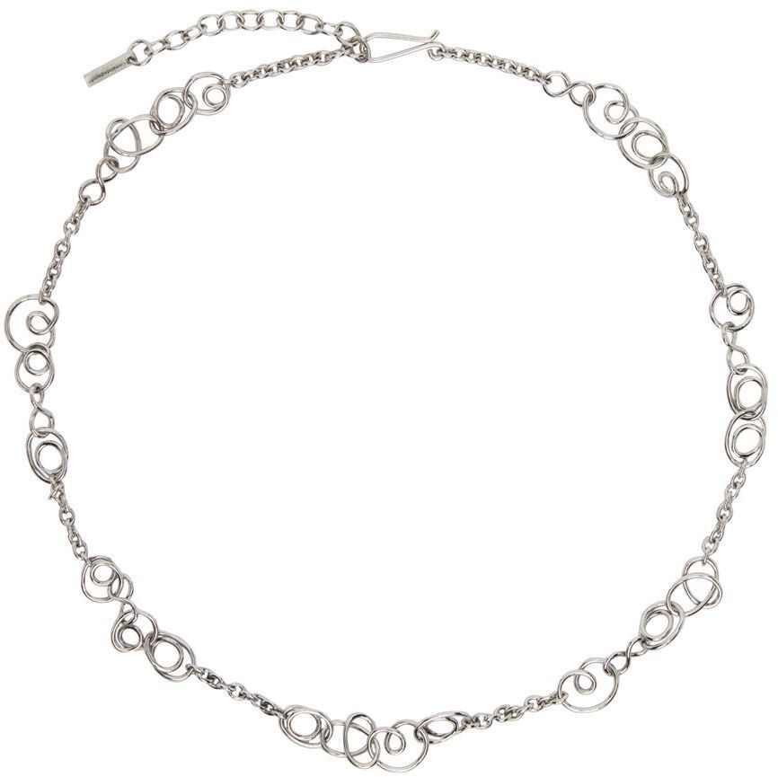 Completedworks Silver Loop Necklace