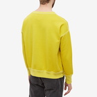 Maison Margiela Men's Smile Print Crew Sweat in Yellow