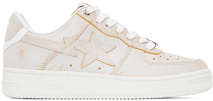 Photo: BAPE Beige Sta #5 Sneakers