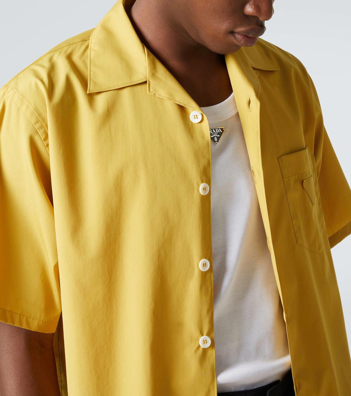 Prada Cotton poplin bowling shirt