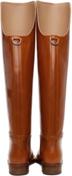 DURAZZI MILANO Tan Equestrian Boots