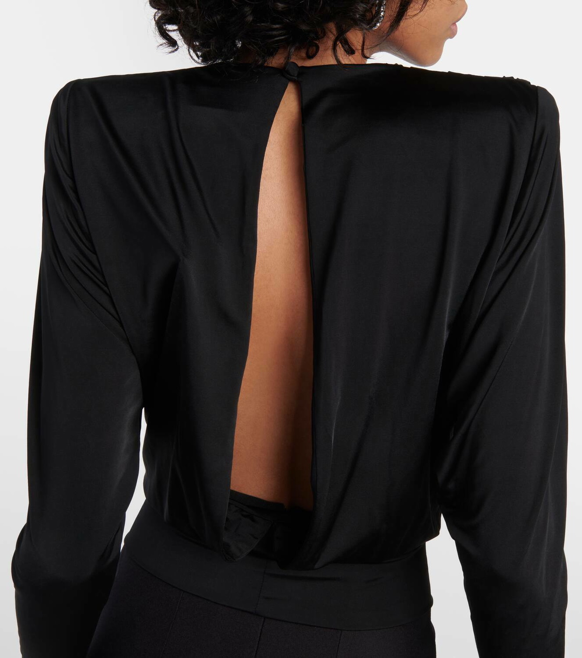 Alexandre Vauthier Draped jersey top