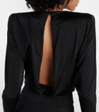 Alexandre Vauthier Draped jersey top