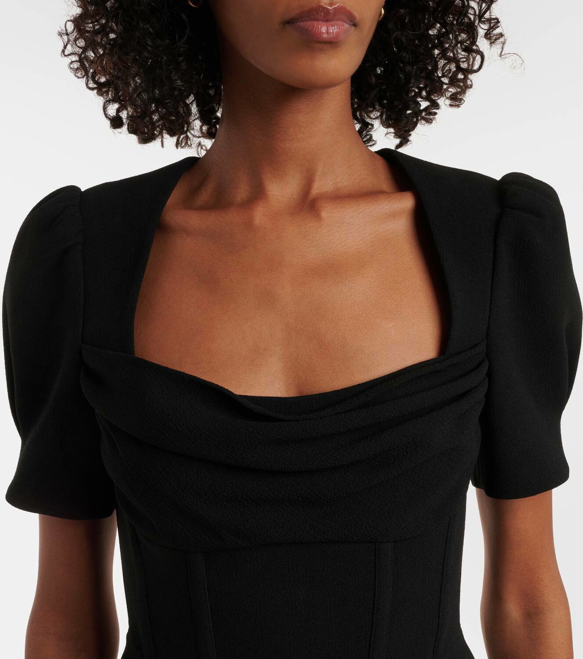 新作【Rebecca Vallance】Elora balloon-sleeve midi dress Rebecca Vallance Elora balloon-sleeve midi dress Rebecca