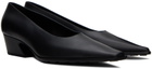 Bottega Veneta Black Tex Heels