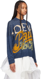 Loewe Blue Paula's Ibiza Jacquard Sweater