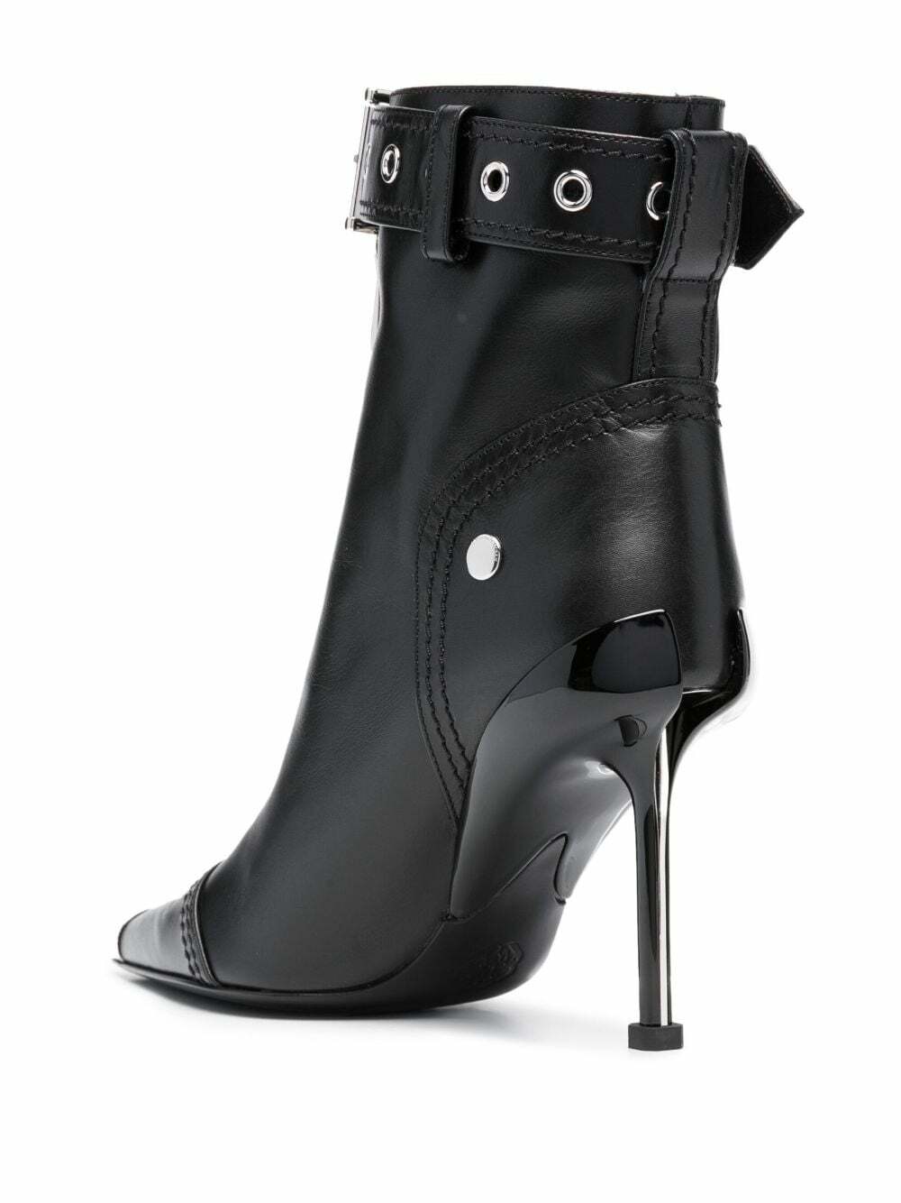 alexander mcqueen heeled boots