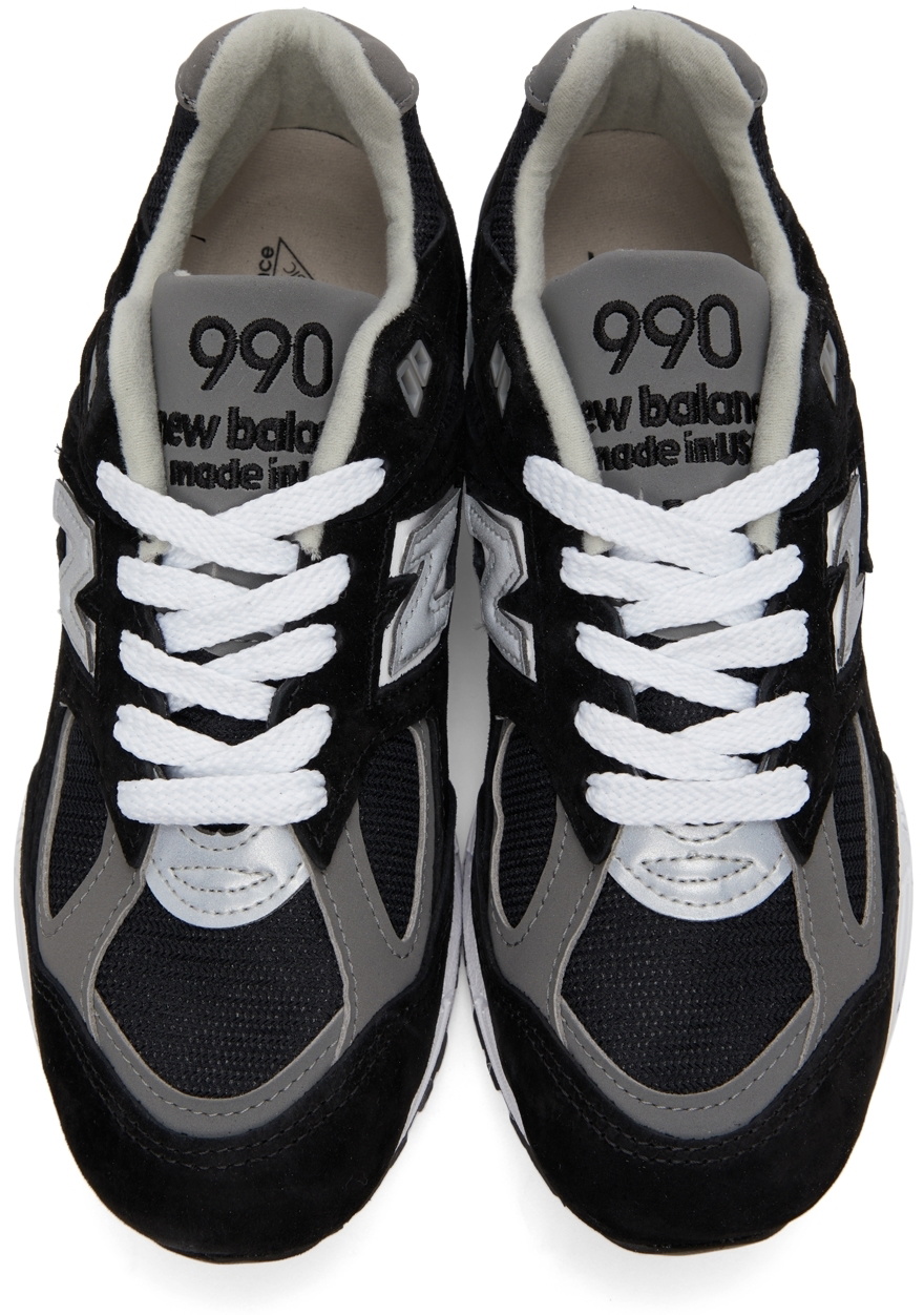 New Balance Black Made in US 990v2 Sneakers New Balance