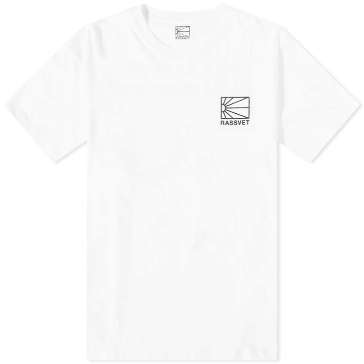 Photo: PACCBET Men's Small Logo T-Shirt in White