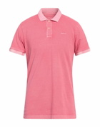 Gant Mens Polo shirt in Magenta
