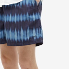 A.P.C. Men's Bobby Tie Dye Swim Shorts in Dark Navy