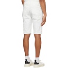 Diesel White D-Krooshort Shorts