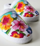 Dolce&Gabbana Casa Floral terry slippers
