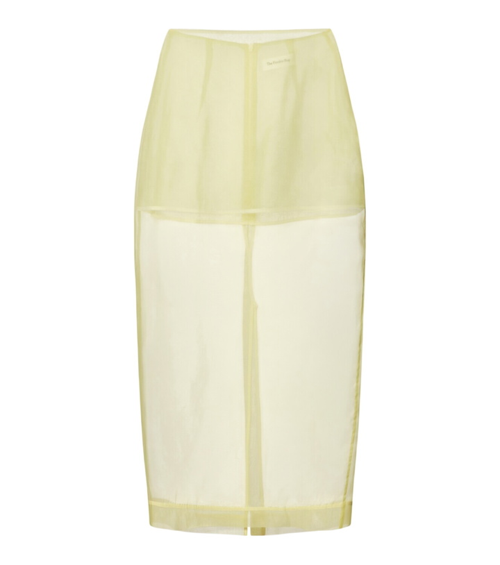 Photo: The Frankie Shop Peri sheer silk-blend midi skirt
