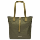 A.P.C. Men's Cabas Archive Tote Bag in Khaki 