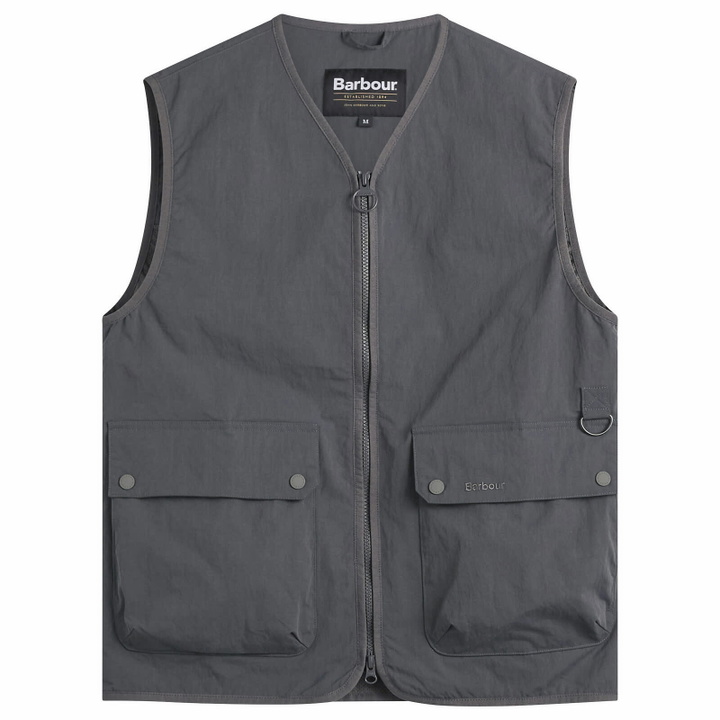 Photo: Barbour Men's Re-Engineered Flyweight Gilet in Asphalt
