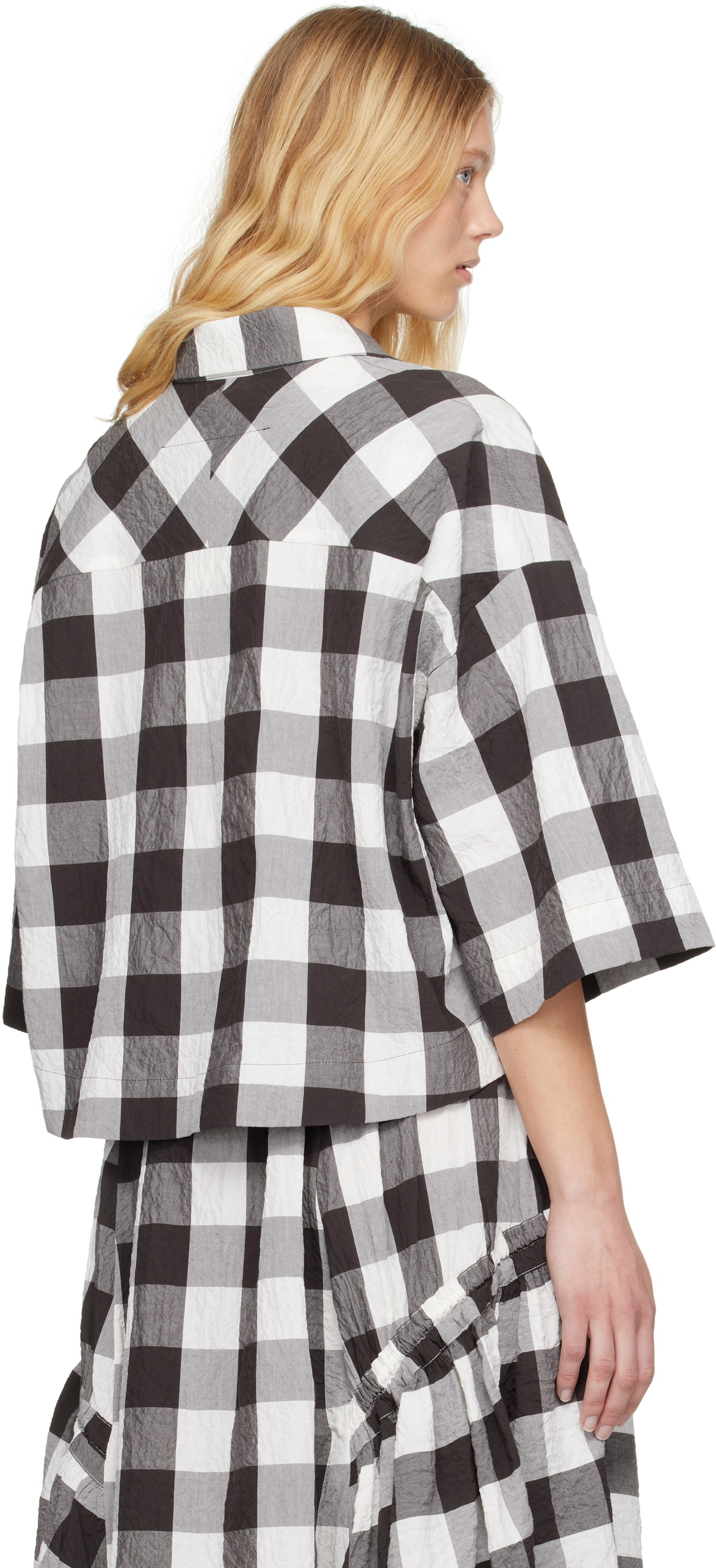 Toogood White & Brown 'The Camper' Shirt