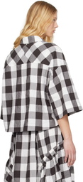 Toogood White & Brown 'The Camper' Shirt