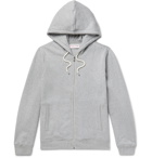 Orlebar Brown - Mathers Fleece-Back Cotton-Jersey Zip-Up Hoodie - Gray