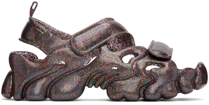 Photo: Collina Strada Black Melissa Edition Puff Sandals