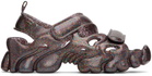 Collina Strada Black Melissa Edition Puff Sandals