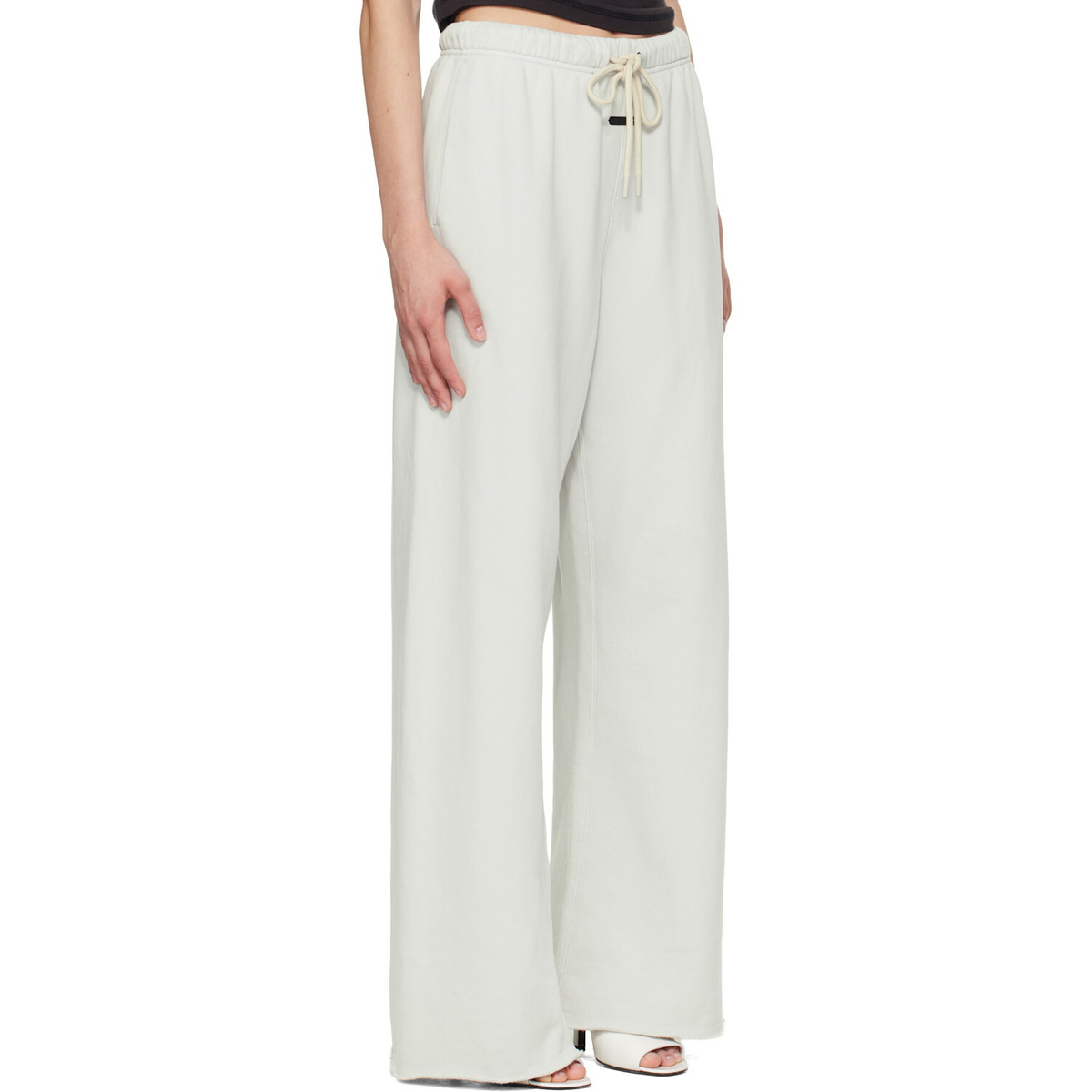 Fear of God ESSENTIALS Gray Raw Cut Lounge Fit Sweatpants