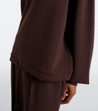 Varley Betsy draped jersey sweatshirt