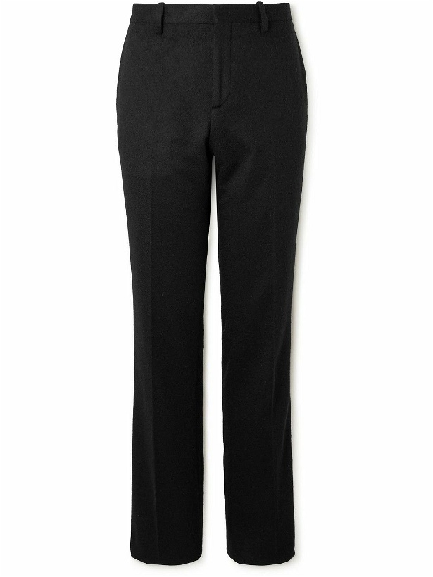 Photo: Off-White - Slim-Fit Cashmere Trousers - Black