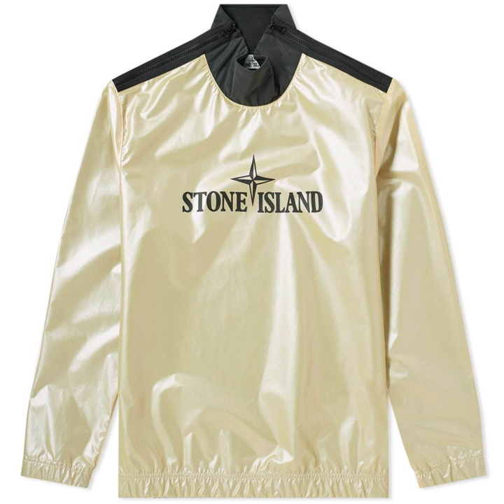 Photo: Stone Island Iridescent Reflex Mat Popover Moc Neck Jacket