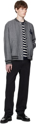 A.P.C. Gray Micka Bomber Jacket