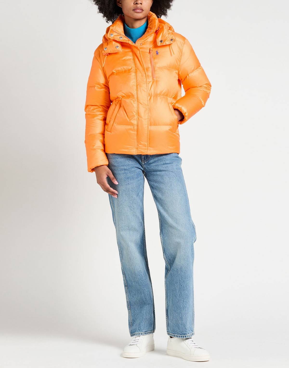 Polo Ralph Lauren Womens Puffer in Orange