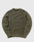 Patta Honeycomb Knitted Sweater Green - Mens - Pullovers