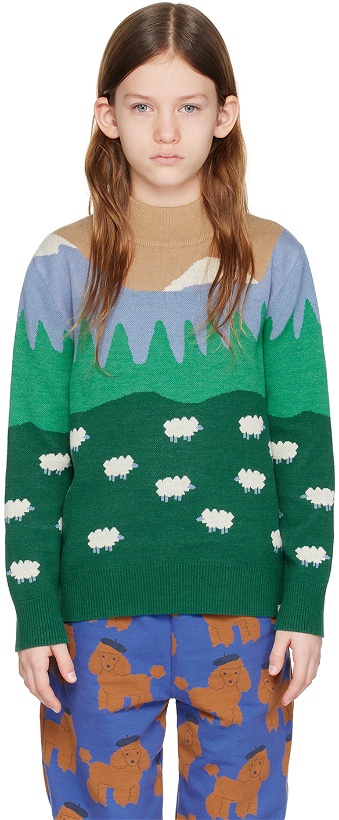 Photo: TINYCOTTONS Kids Multicolor Chamonix Sweater