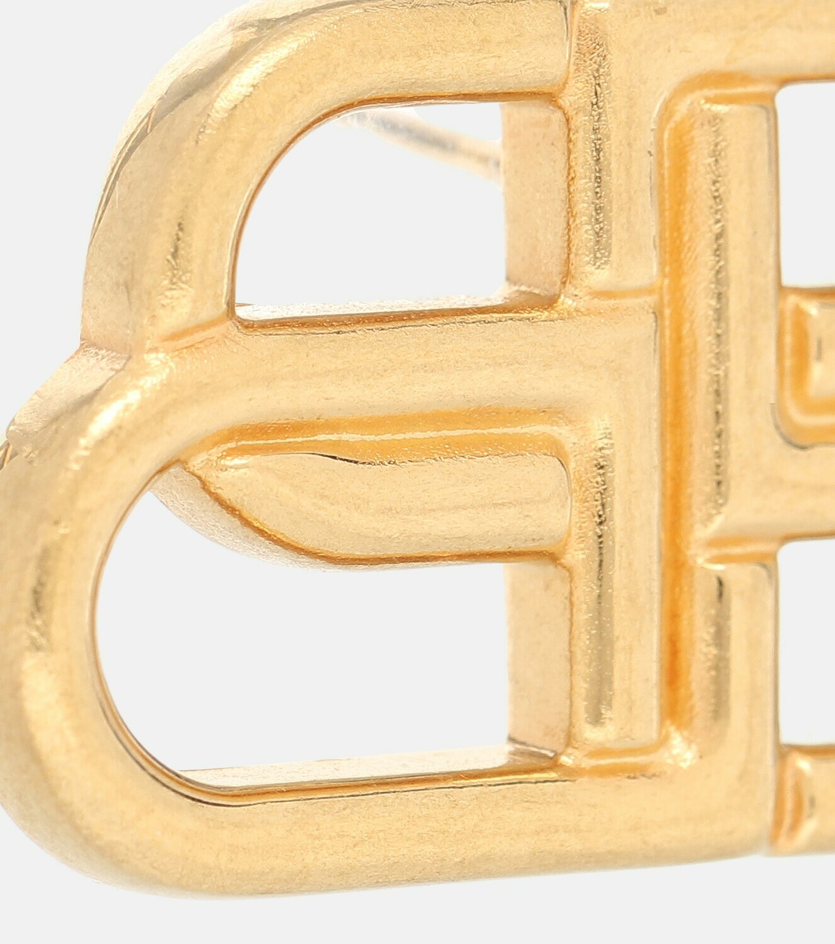 【BALENCIAGA】BB ロゴ イヤリング Balenciaga BB Icon Aged-gold Brass イヤリング (ファッション