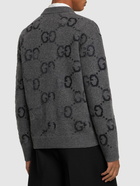 GUCCI - Gg Wool Blend Cardigan