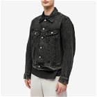 Our Legacy Men's Rodeo Jacket in Overdyed Black Chain Twill